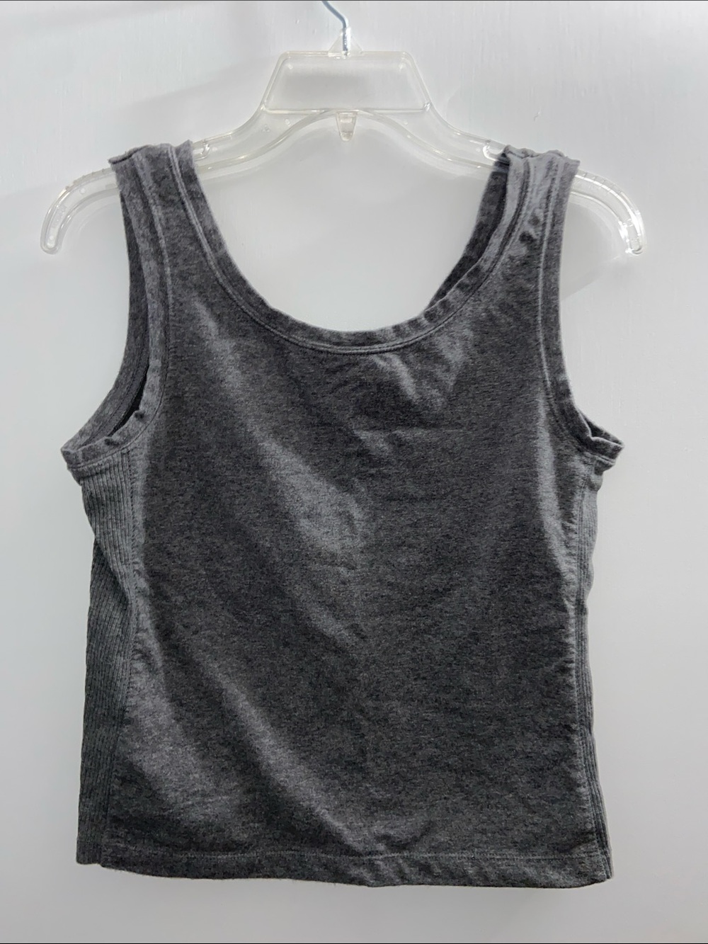 Athletic Works Charcoal Gray Scoop Tank Large